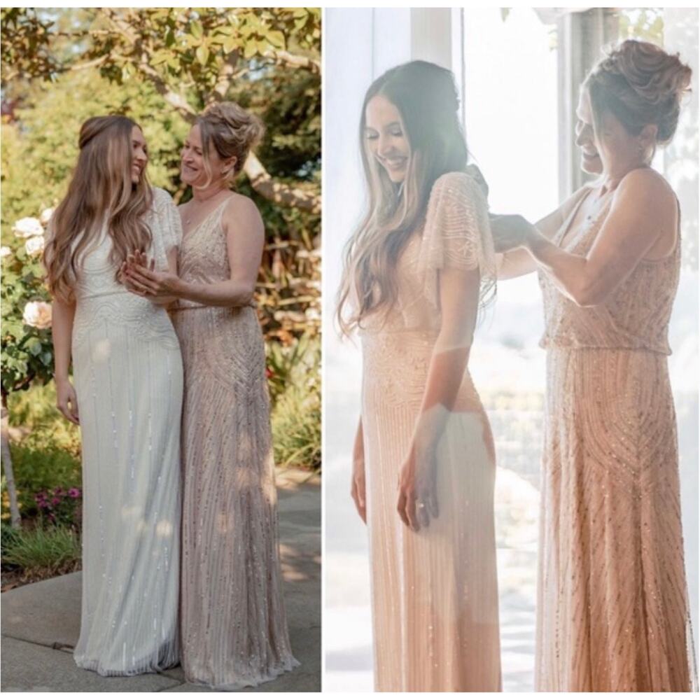 NWT❤️Anthropologie BHLDN Bonheur Dress sz14 - Picture 11 of 12